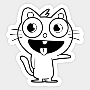 Doodle Cat Memes Sticker